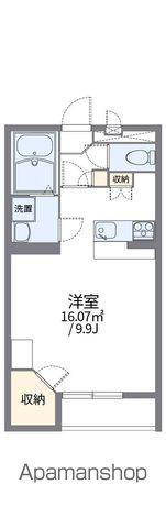 レオパレスFLORET(1K/2階)の間取り写真