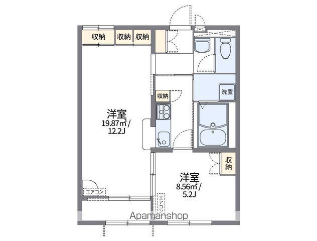 レオパレスルミュールⅠ(1LDK/1階)の間取り写真