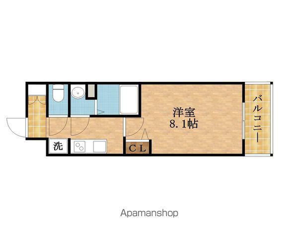 サムティ上新庄レジデンス(1K/9階)の間取り写真