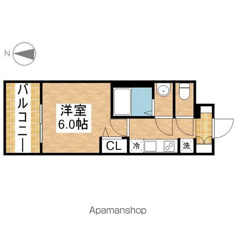 プレサンス桜山駅前アフォード(1K/6階)の間取り写真
