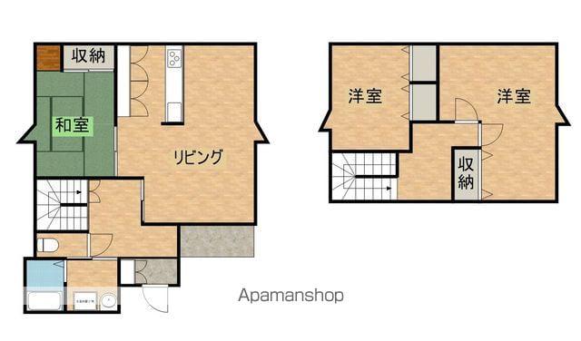 パークサイド堀(3LDK/2階)の間取り写真