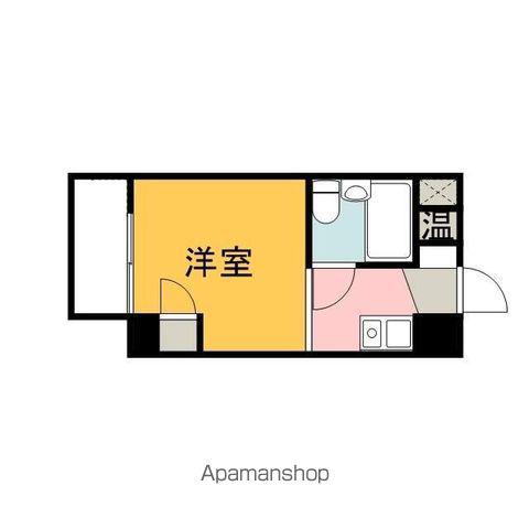 BAUHAUS広島駅前(ワンルーム/7階)の間取り写真