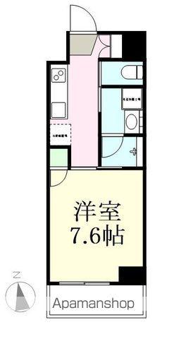 MIRAIZU RESIDENTIAL SENDAI Ⅱ(1K/9階)の間取り写真