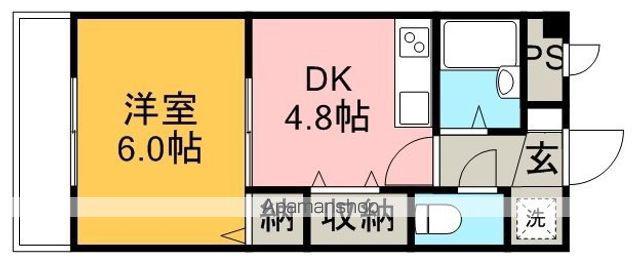 サンコーポ(1DK/1階)の間取り写真