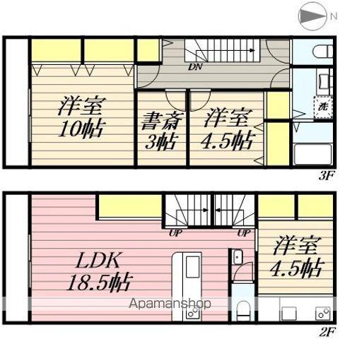 日豊本線 宮崎神宮駅 徒歩21分 3階建 築13年(4LDK)の間取り写真