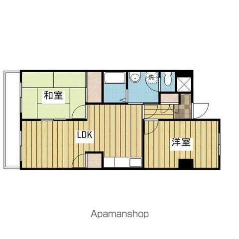 第一吉田マンション(2LDK/2階)の間取り写真