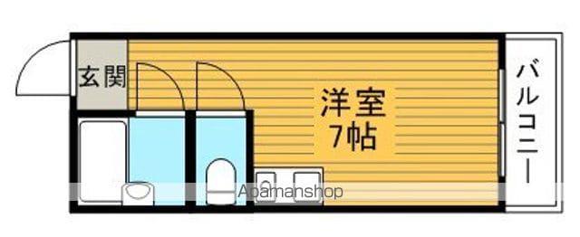 コンフォート豊中リバーサイドⅡ(ワンルーム/3階)の間取り写真