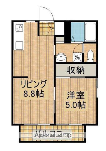 セフィラ宮本  A棟(1LDK/2階)の間取り写真