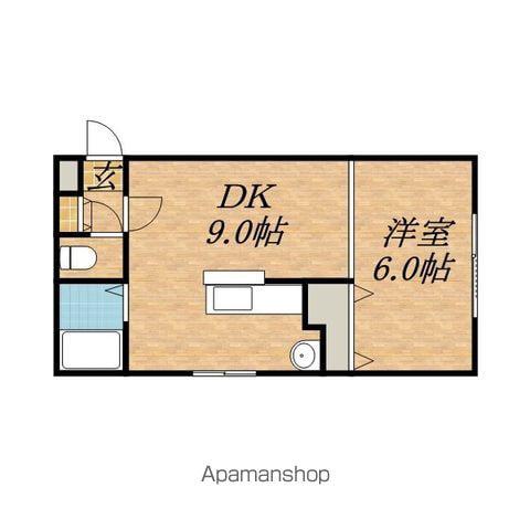 リベラルイン819(1DK/4階)の間取り写真