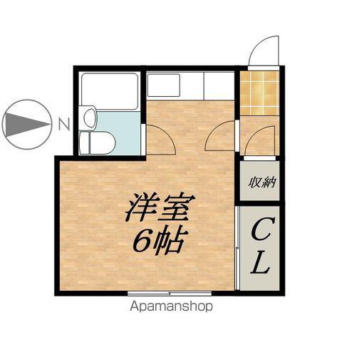 コーポ生野(ワンルーム/2階)の間取り写真