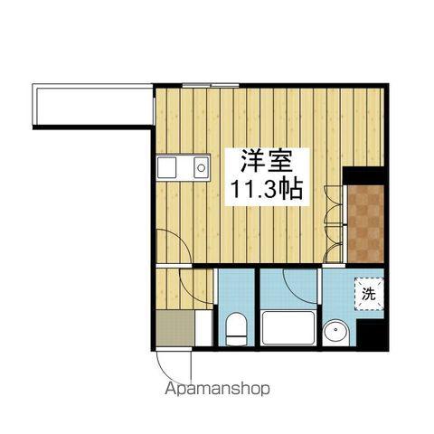 SUNRISE豊坂(ワンルーム/5階)の間取り写真