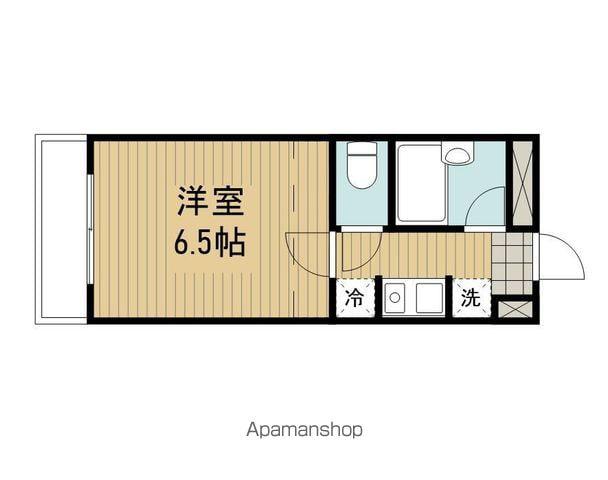 ドリーム・アサガヤ(1K/2階)の間取り写真