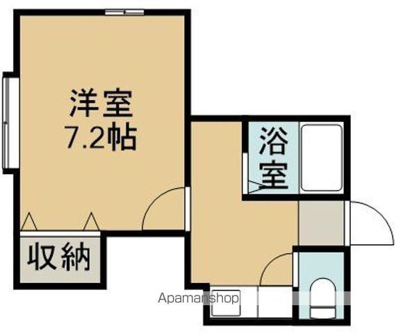 アークヒルズ21(1K/1階)の間取り写真