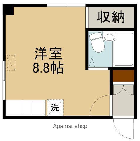 クリーンハイツこまどり(ワンルーム/3階)の間取り写真