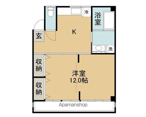 正和マンション(2DK/1階)の間取り写真