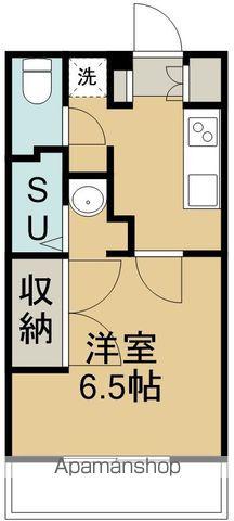 サンローゼ(1K/4階)の間取り写真