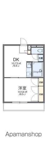 レオパレスグリーンハイツA(1DK/2階)の間取り写真