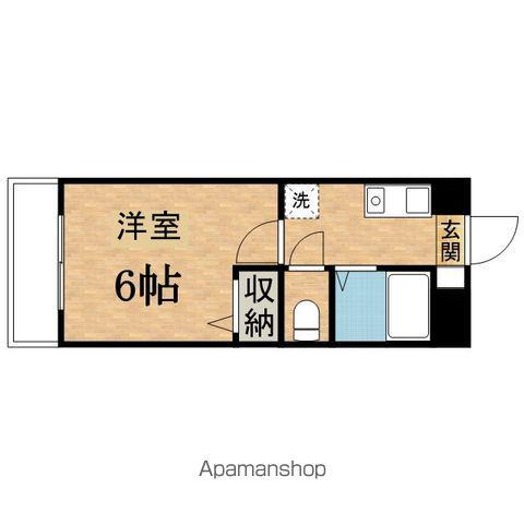 レジデンスSUDA(1K/3階)の間取り写真