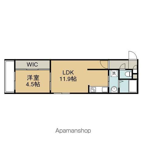 ブリーゼ千歳本町(1LDK/1階)の間取り写真