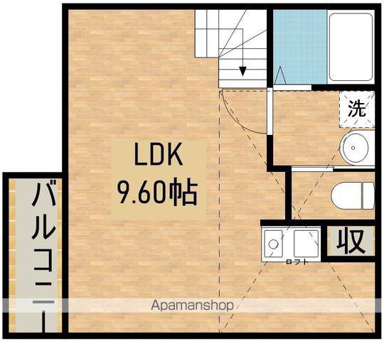 スロウハイツ(ワンルーム/2階)の間取り写真