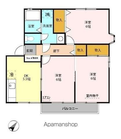 サンライトスクエアII 1階階 間取り