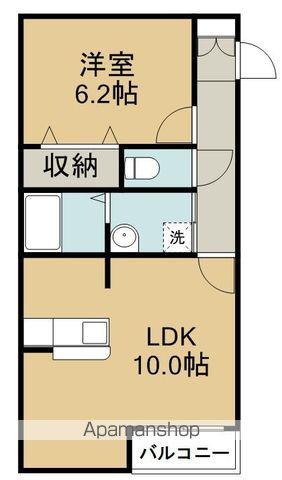 クレール南小泉(1LDK/1階)の間取り写真