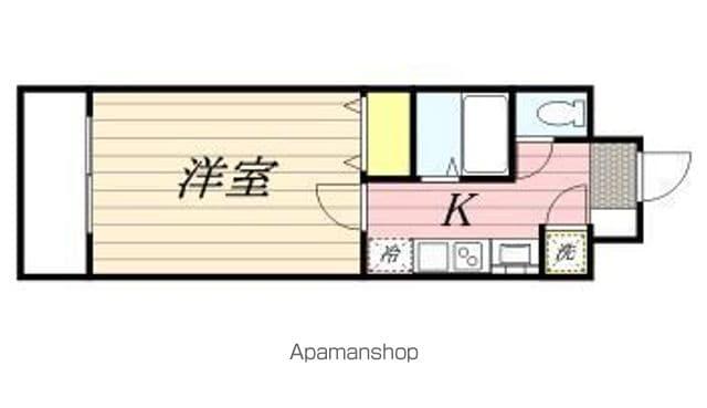 ピュアドームエクサイト博多(1K/11階)の間取り写真