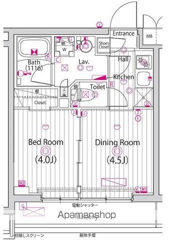 ガーラ練馬グランドステージ 1階階 間取り