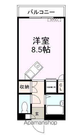 アルフィーネ宇部(ワンルーム/2階)の間取り写真