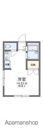 レオパレスSHIZUKA(1K/1階)の間取り写真
