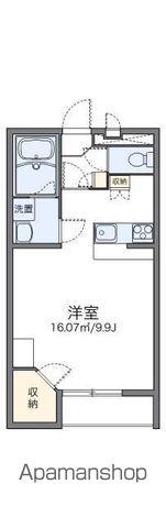 レオパレスあい(1K/2階)の間取り写真