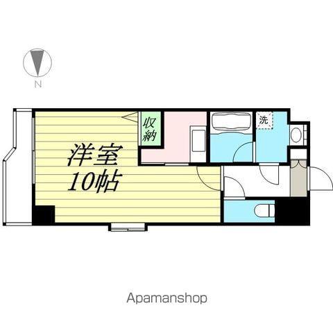 ノスタルジア(1K/9階)の間取り写真
