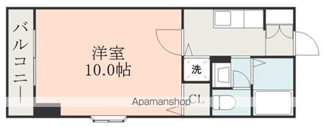 NICEマンション白山(1K/3階)の間取り写真