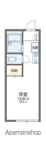 レオパレス宇佐崎Ⅱ(1K/1階)の間取り写真