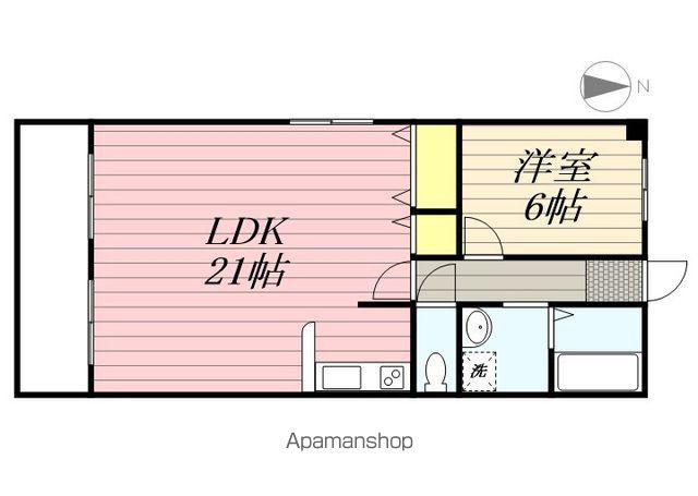 リアライズ山下町(1LDK/8階)の間取り写真
