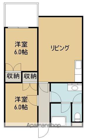 新居ハイツ(3DK/3階)の間取り写真