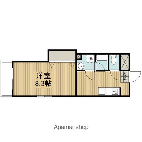 ガーデン・ハイム樗2番館(1K/3階)の間取り写真