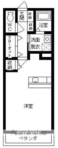 ACORDE(ワンルーム/2階)の間取り写真