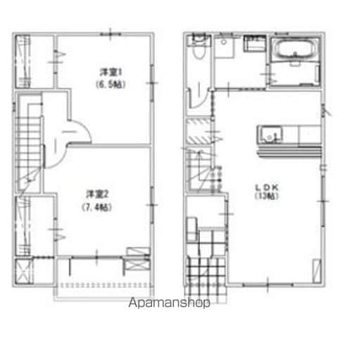 ガーデン伊賀河原(2LDK)の間取り写真