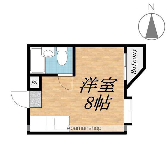 マーキュリー東住吉A棟(ワンルーム/3階)の間取り写真