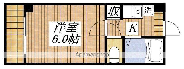 プレステージ立川(1K/1階)の間取り写真