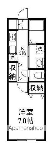 MI CASA BELLA(1K/2階)の間取り写真