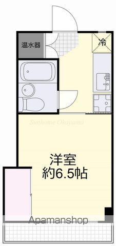 コーポきょうざんB(1K/1階)の間取り写真