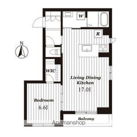 風香花京院(1LDK/2階)の間取り写真