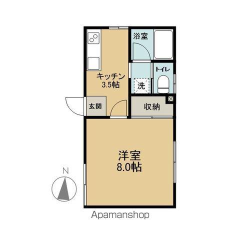 メゾンミュウ(1K/1階)の間取り写真