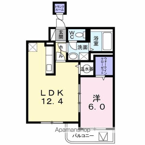 グランドコモンズ(1LDK/3階)の間取り写真