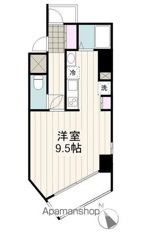 ファミィーユ町屋(ワンルーム/3階)の間取り写真