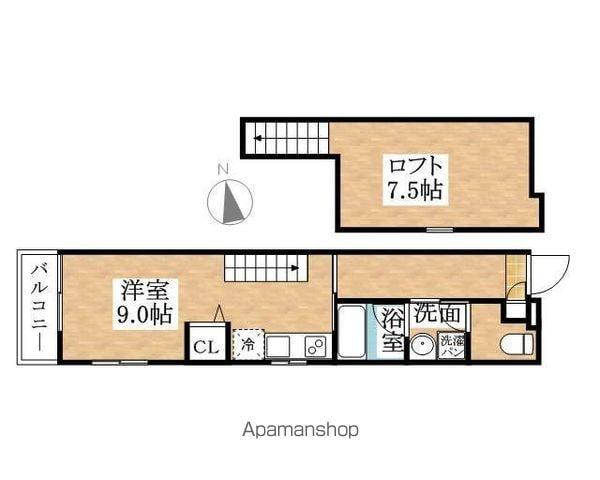 SUCCESS Ⅱ(ワンルーム/3階)の間取り写真