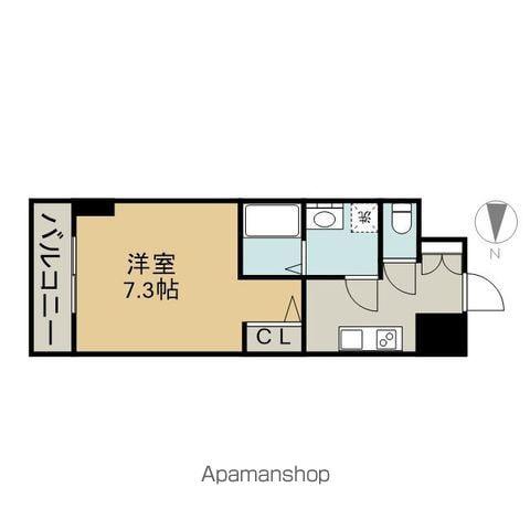 エスリード大須アヴェニュー(1K/2階)の間取り写真