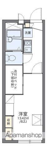 レオパレスディアコート3(1K/2階)の間取り写真